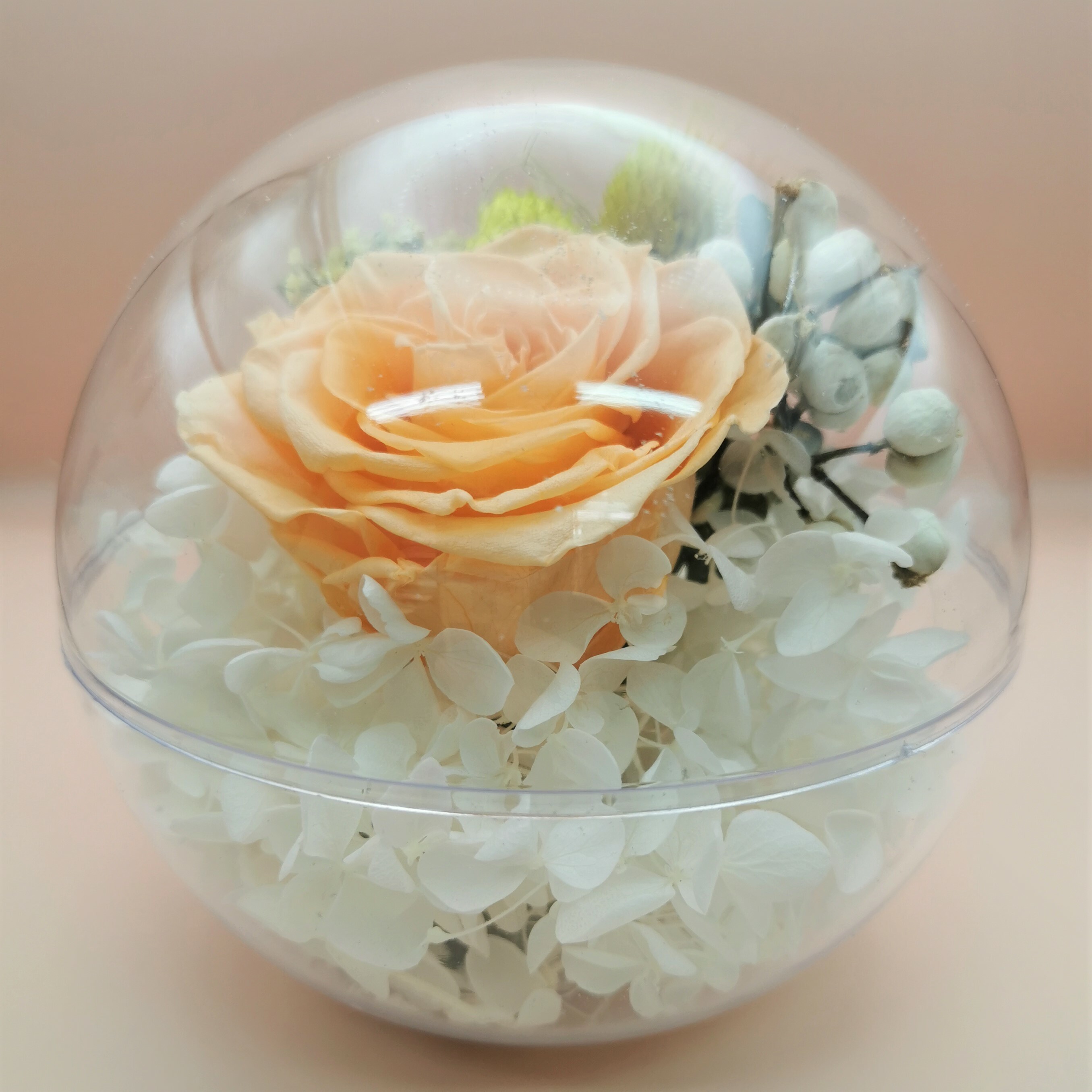 座枱泡泡永生花球
