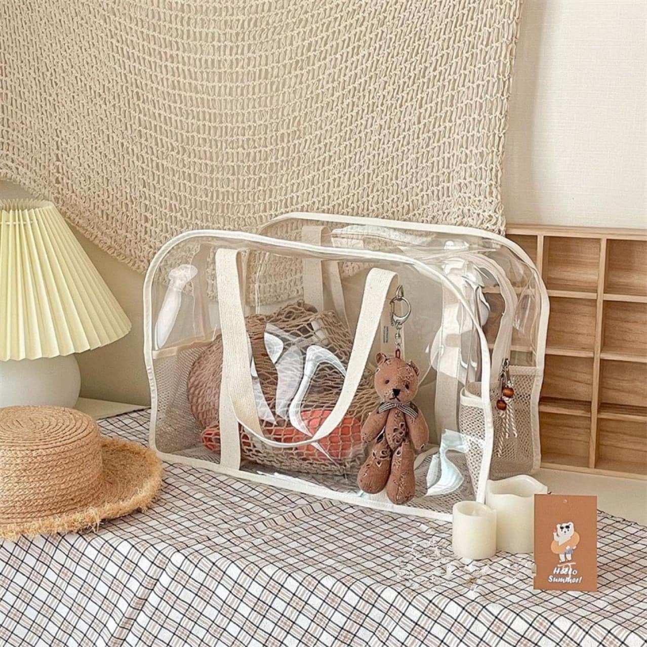 Simple transparent bag