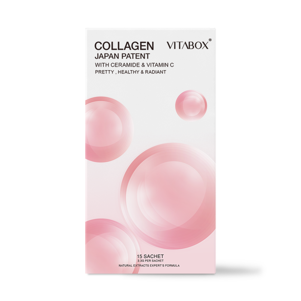 【Q潤專科】日本專利雙效膠原蛋白+日本專利神經醯胺+西印度櫻桃C(第二代升級) Vitabox®