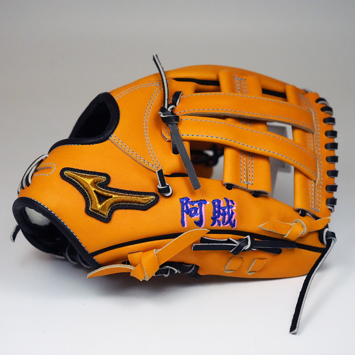 日本製美津濃MIZUNO PRO ORDER HAGA JAPAN AXI MODEL 硬式內野手套
