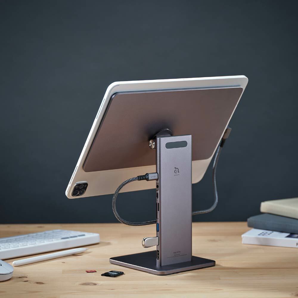 【New Arrival】Mag M Pro Magnetic 8-in-1 iPad Stand Hub