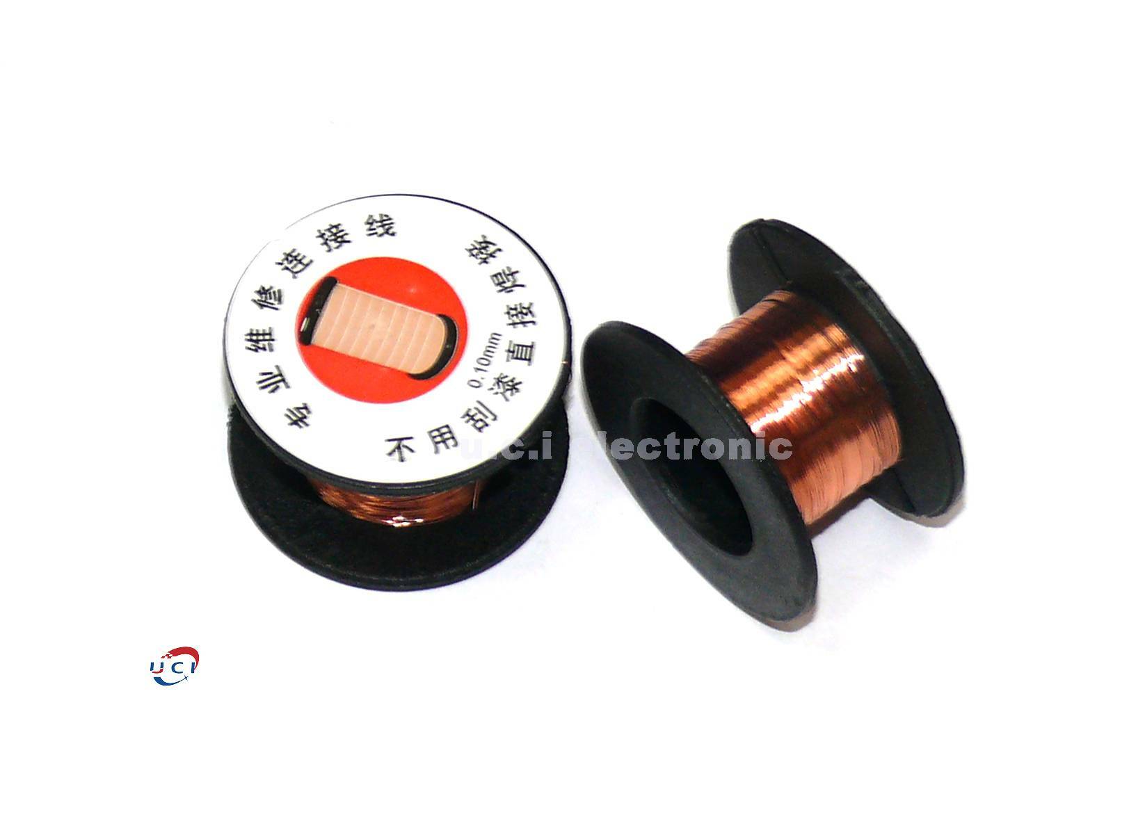 【UCI電子】(K-3) 維修用飛線漆包線 免刮漆漆包線焊接維修飛線0.1mm飛線連接線銅線 漆包線