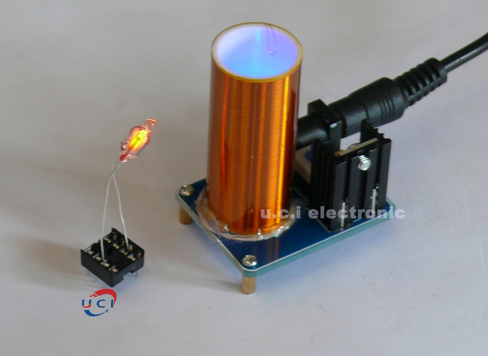 【UCI電子】(K-3)  DIY套件 特斯拉線圈 件件音樂線圈 等離子電弧打火 趣味 電子製作 散件