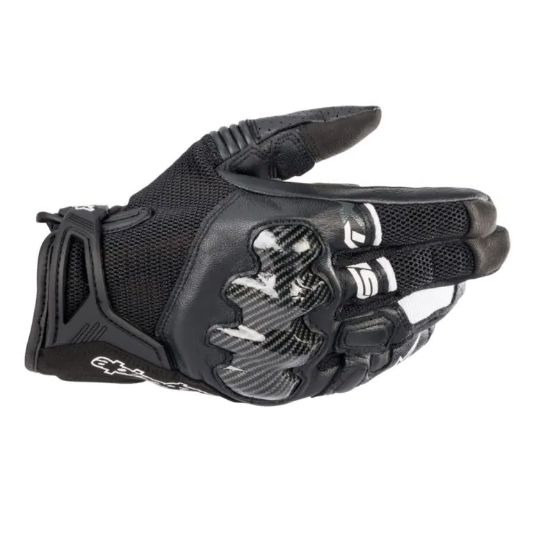 ALPINESTARS SMX-R GLOVES BLACK / WHITE 黑白 皮布手套 ASIA FIT 亞洲版 SMXR