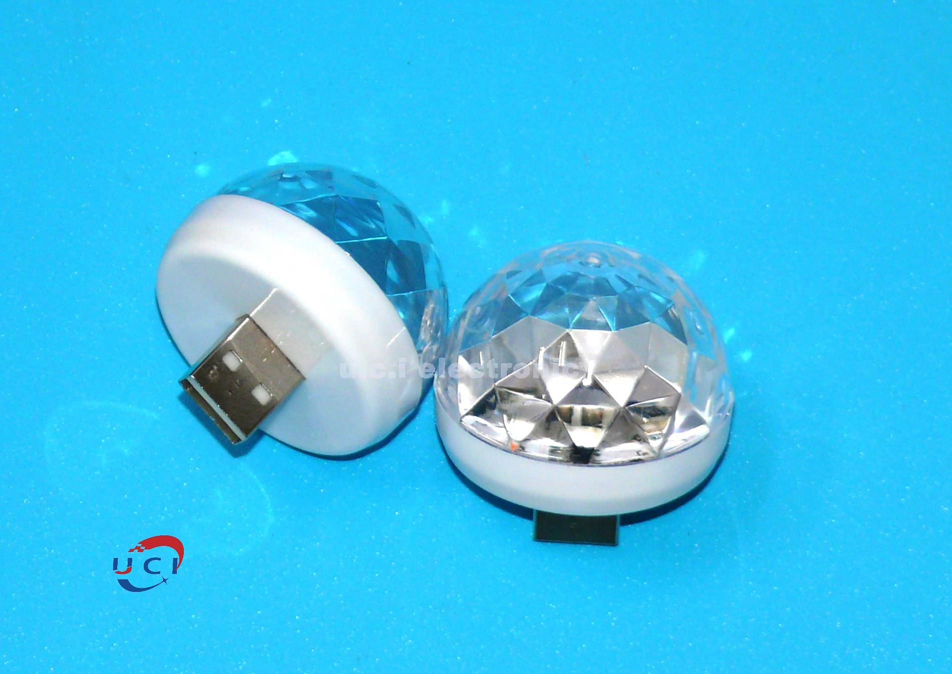 【UCI電子】(K-3) 控燈家庭ktv蹦迪燈 適用於小魔球七彩氣氛usb手機燈 霓虹燈 尺寸：4.3*4.3cm