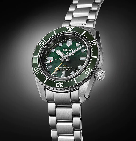 萬年鐘錶 - SEIKO PROSPEX  重現1968年經典GMT陶瓷錶圈潛水錶  必備綠水鬼   DIVER SCUBA  SPB381J1 / 6R54  錶徑42MM