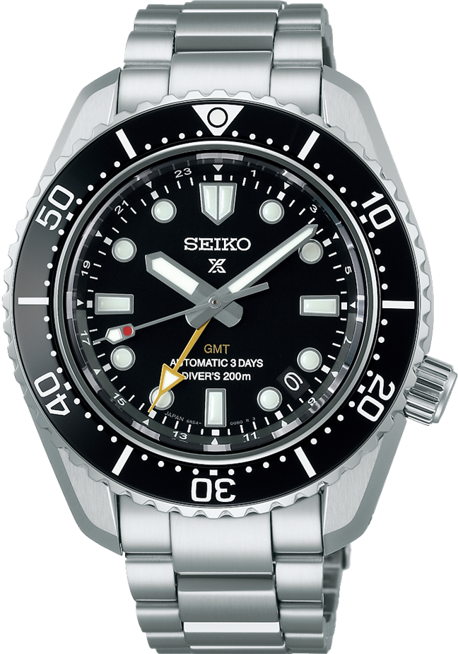 萬年鐘錶 - SEIKO PROSPEX  重現1968年經典GMT陶瓷錶圈潛水錶  必備黑水鬼   DIVER SCUBA  SPB383J1 / 6R54  錶徑42MM
