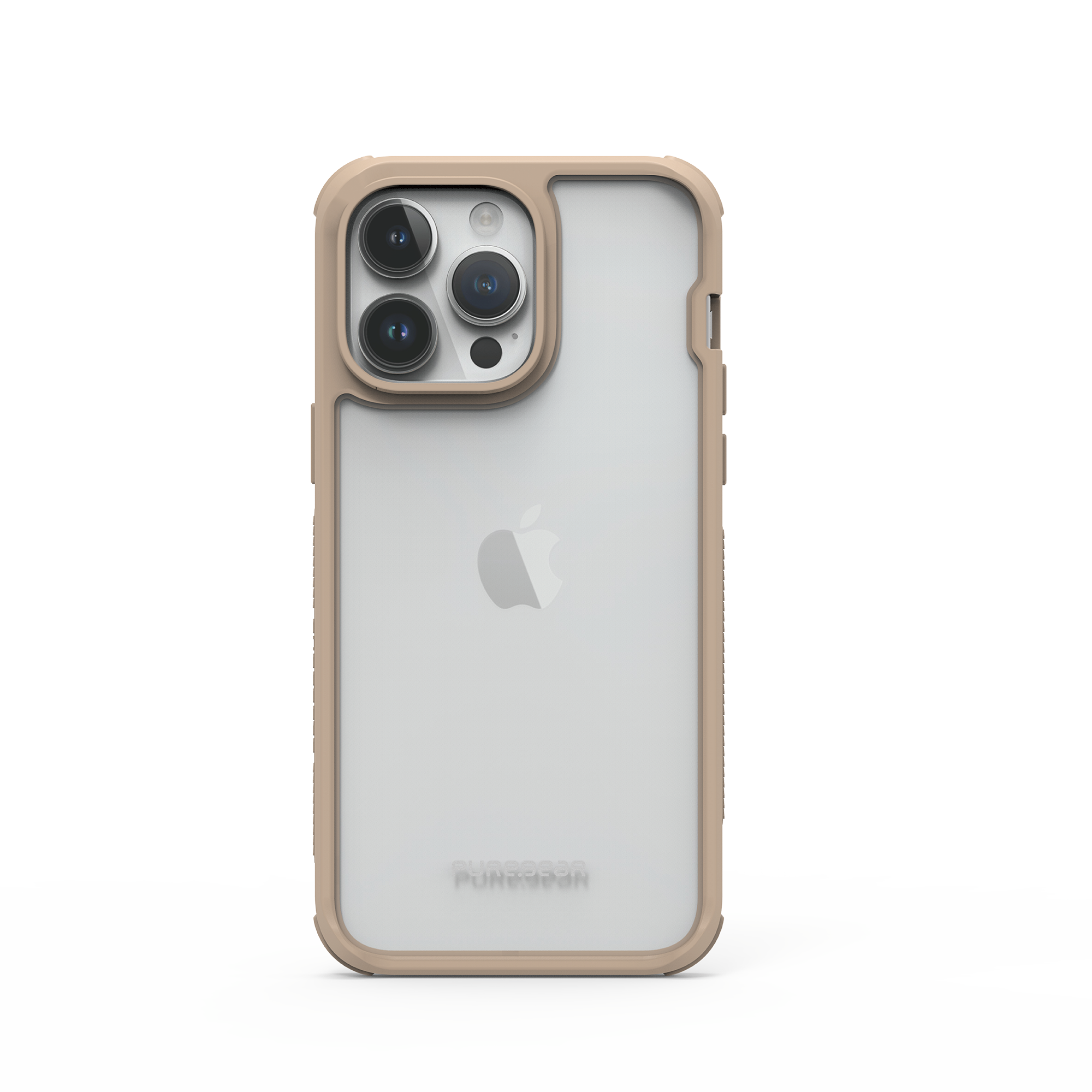 iPhone 15 坦克透明防摔手機殼 / 焦糖奶 (Clear)