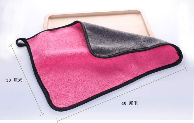 破盤價 加厚吸水珊瑚絨清潔抹布 送單色LOGO MB0001