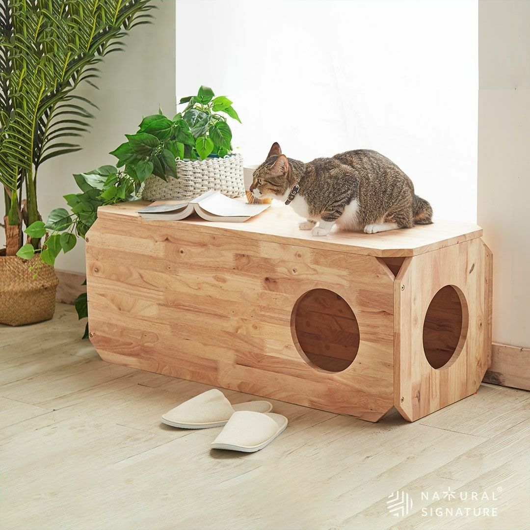 Natural Signature Kitten Bench