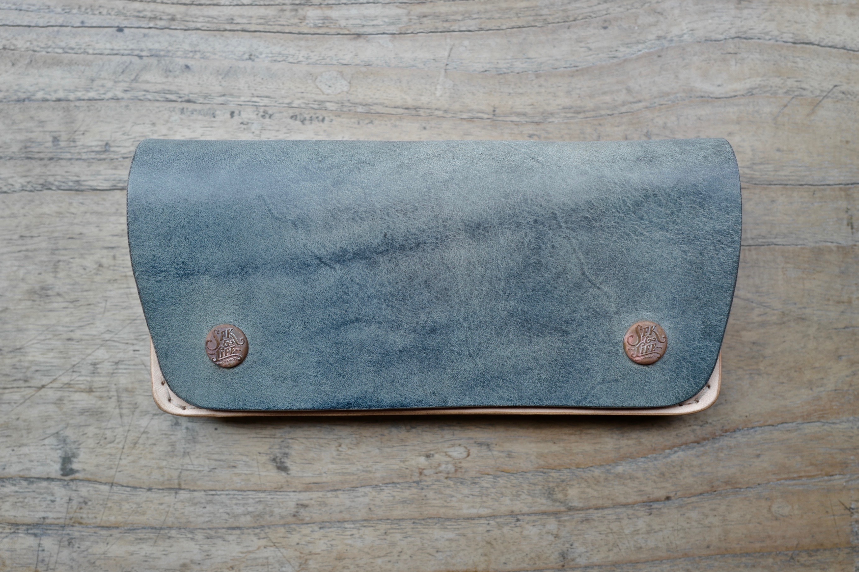 『Faith』S.F.K. Trucker Wallet / Mad Green 灰綠色磨砂皮 須事先詢問現貨數量