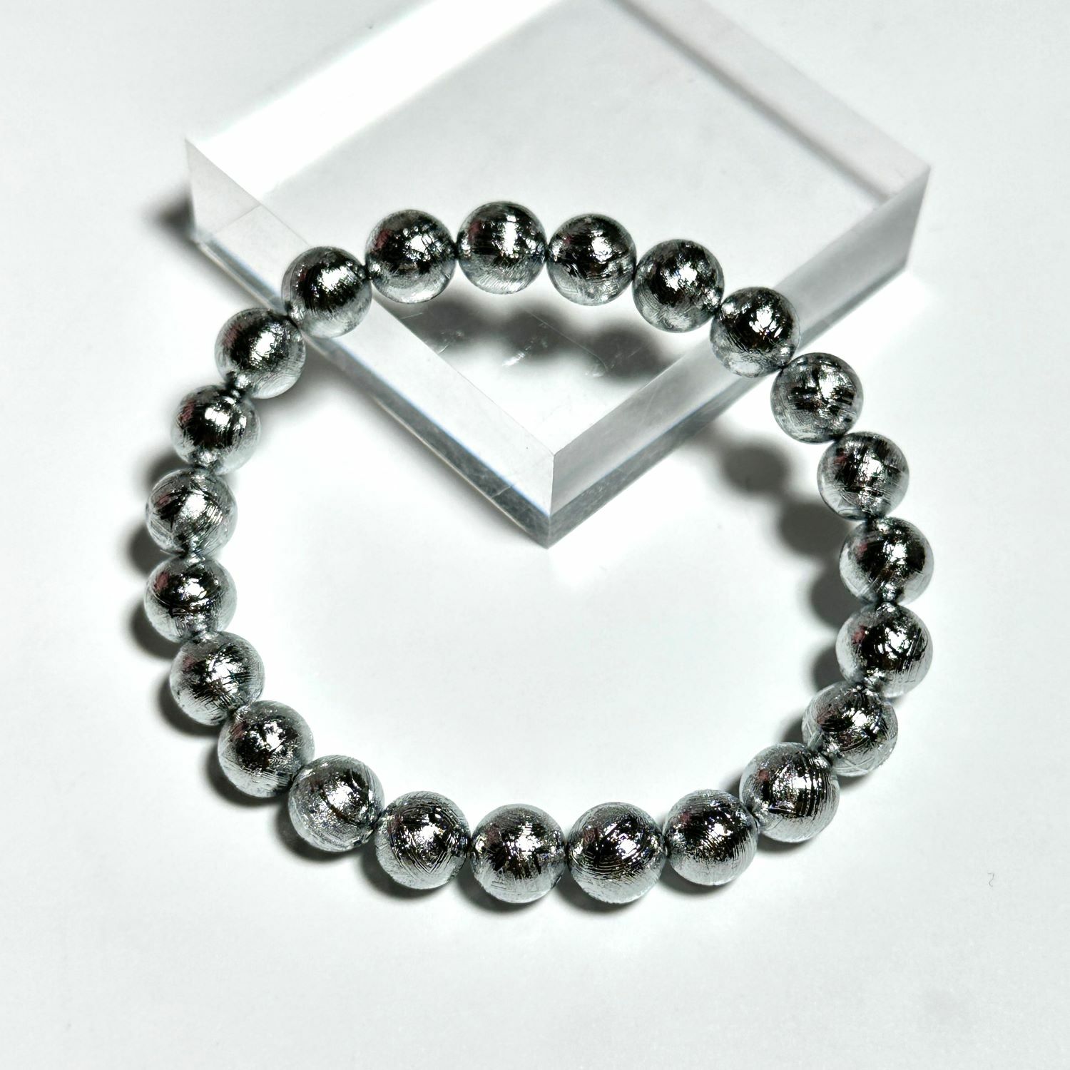 8mm 天鐵圓珠手鏈（產品編號：B91002）