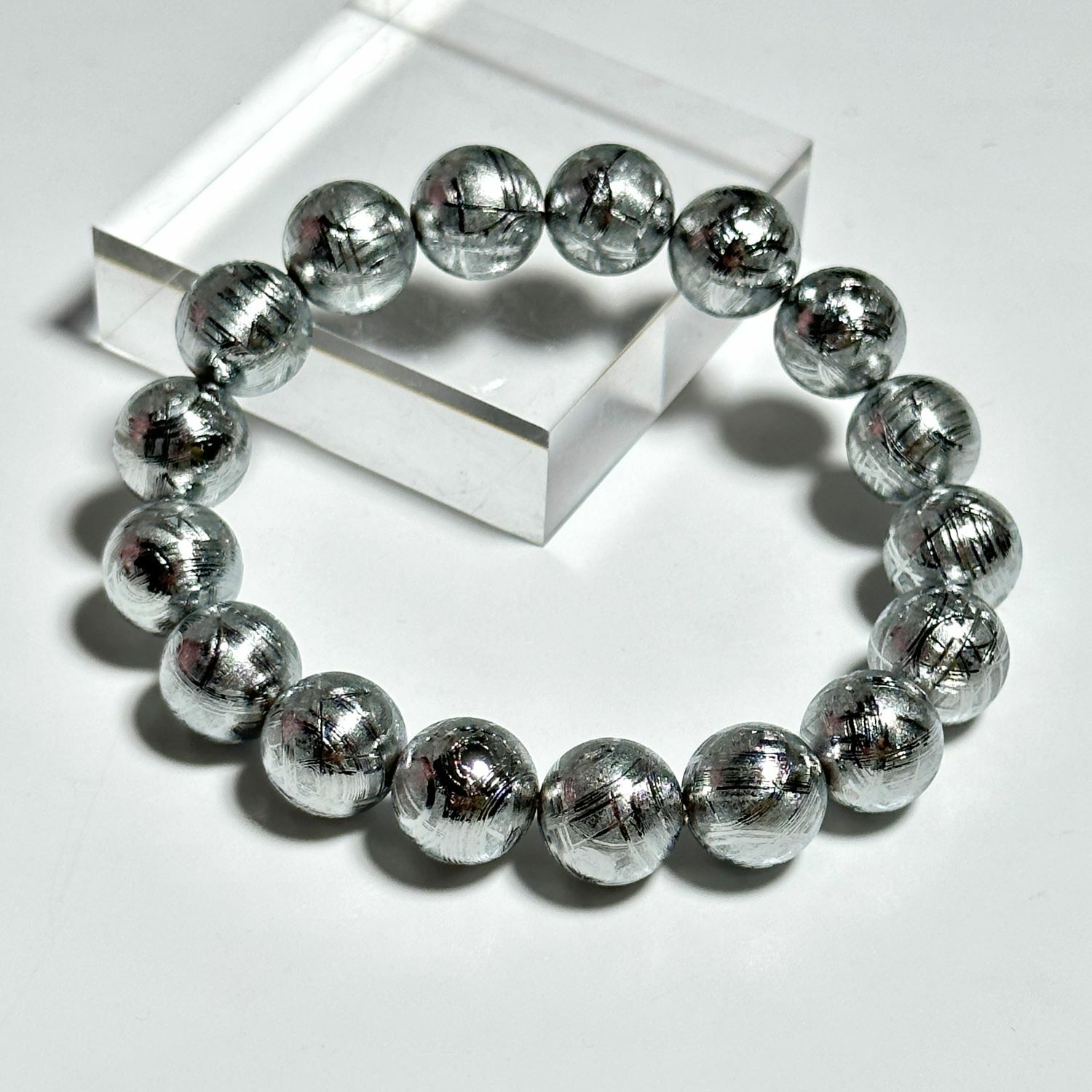 12mm 天鐵圓珠手鏈（產品編號：B91004）