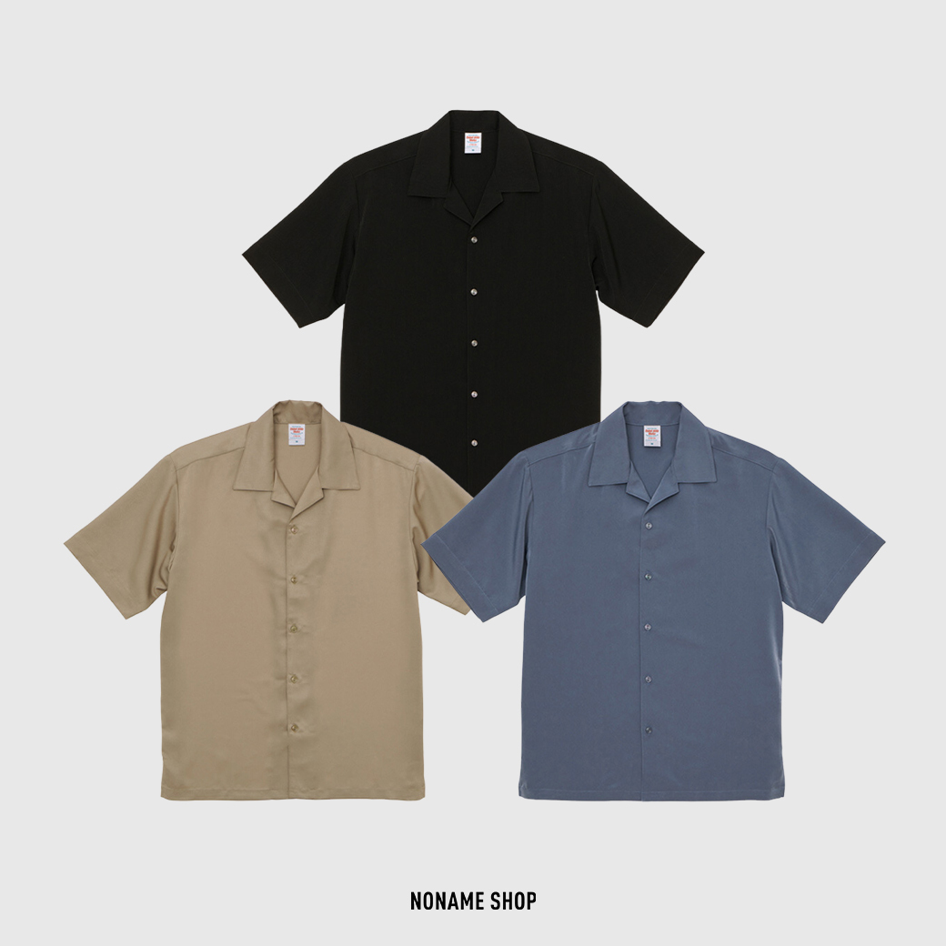 UNITED ATHLE 1785 UA 絲滑 開襟 襯衫 三色 (男款)