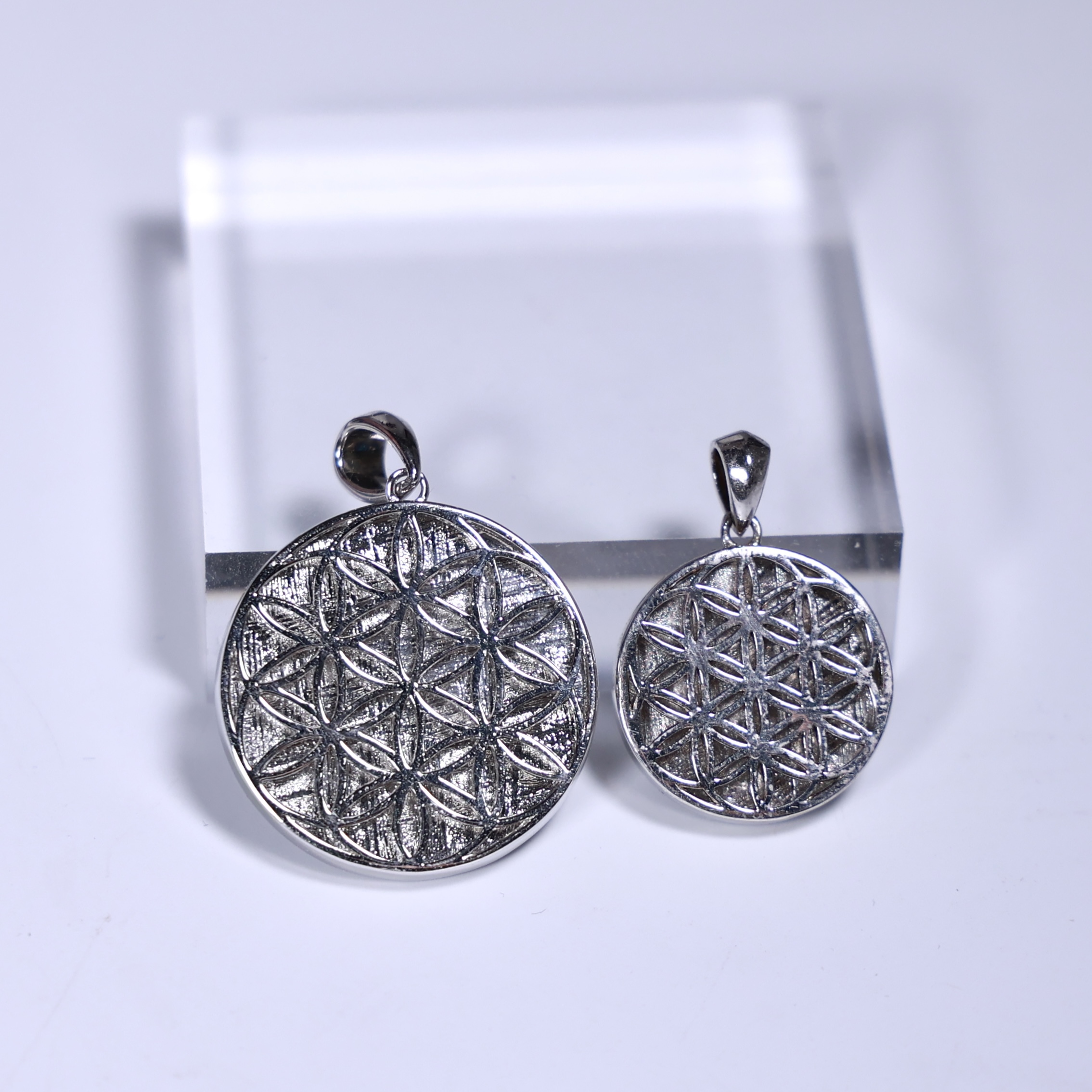 生命之花天鐵吊墜（ 細） （產品編號：N91012）