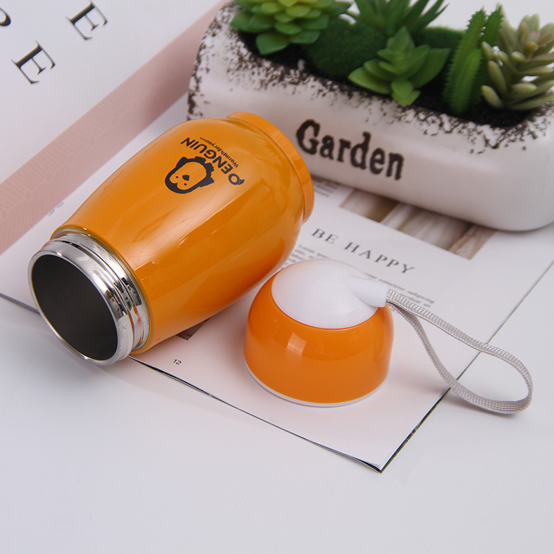 破盤價 帶提繩企鵝保溫杯  送基本刻字 P4181