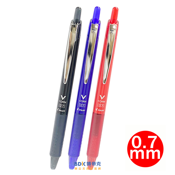 PILOT 百樂文具 VCORN 按鍵式鋼珠筆 LVKN-15F 系列
