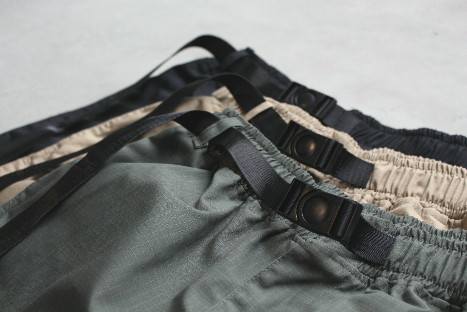 SBG 抗撕裂多剪裁工裝格紋速乾布料工裝短褲 004