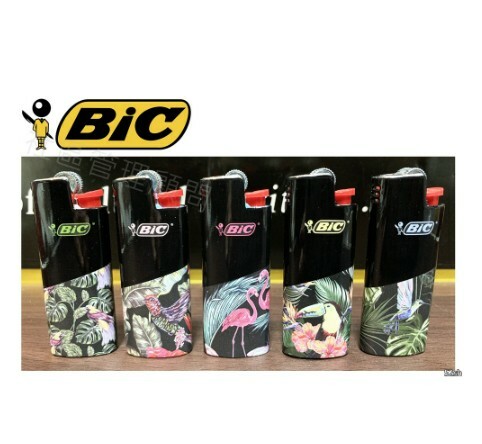 【BIC】法國知名品牌 J5系列 專用亮面烤漆金屬殼 鳥類剪影系列，砂輪打火機，一次性、防爆、耐摔、穩定、可重複使用