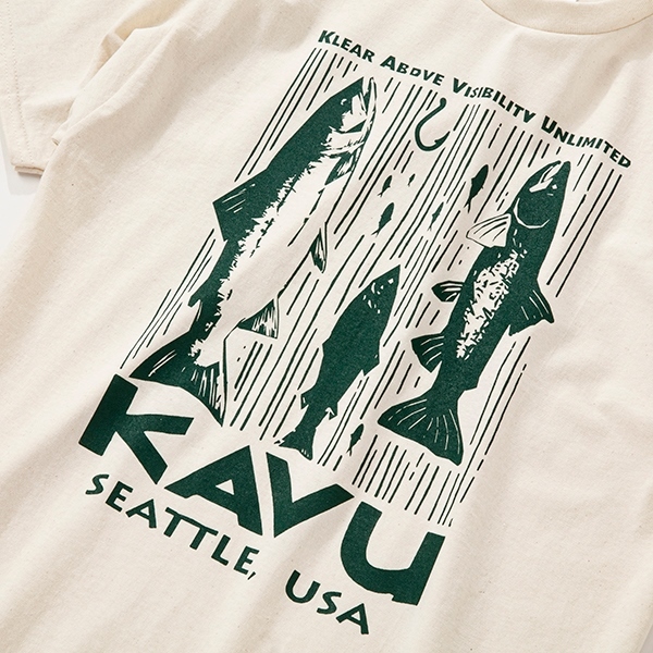 KAVU Salmon Tee 日版純棉T-Shirt