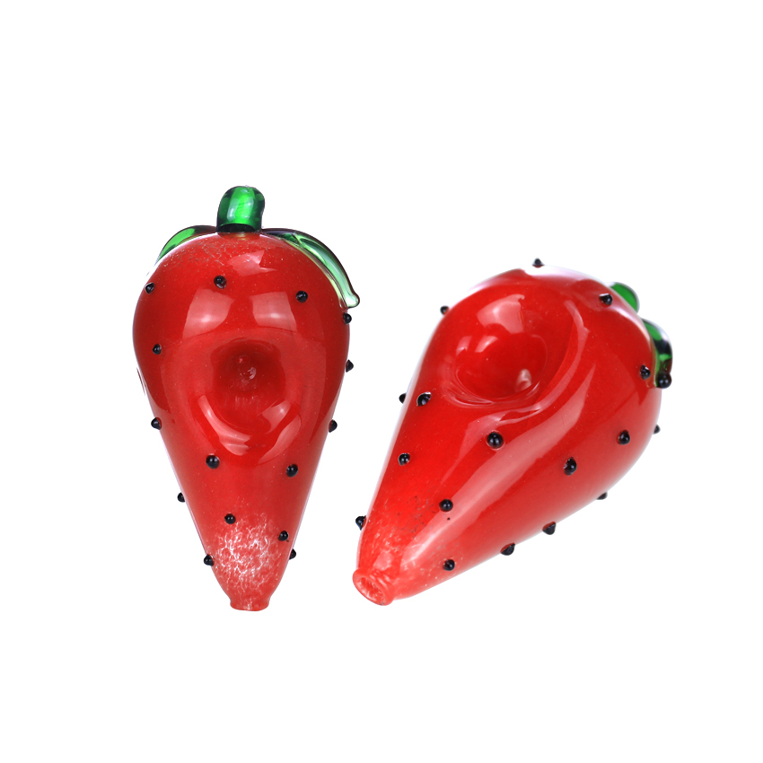 Strawberry Glass Pipe WPF-418 草莓玻璃煙斗（11.5cm）