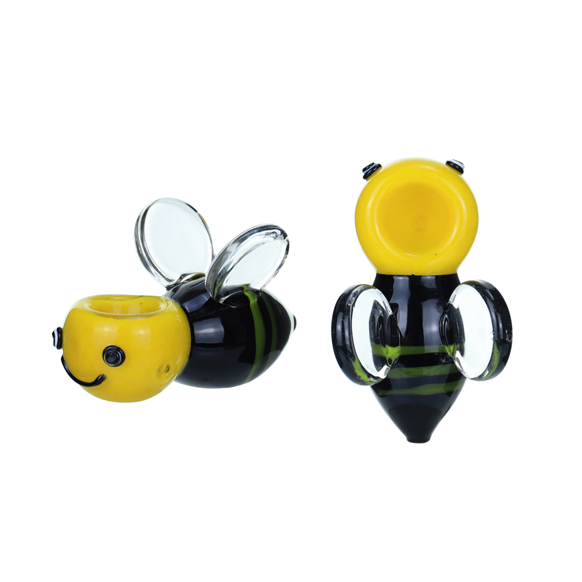 Bee Glass Pipe WPF-416 蜜蜂玻璃煙斗（11cm）
