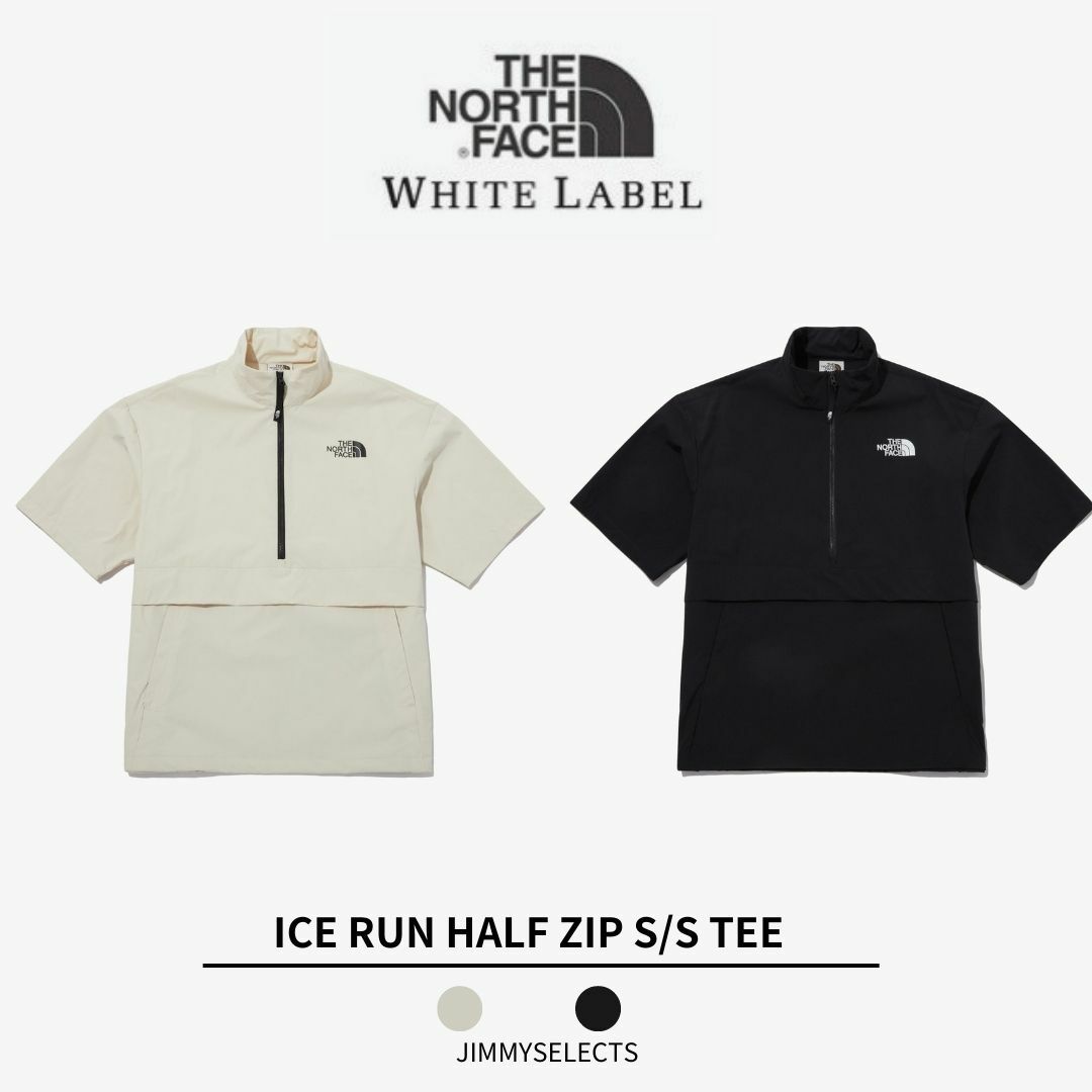 THE NORTH FACE 白標 ICE RUN 半拉鍊 涼感 短袖 NT7KP01