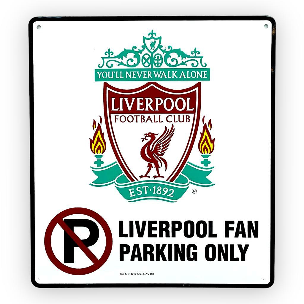 利物浦NO PARKING金屬牌