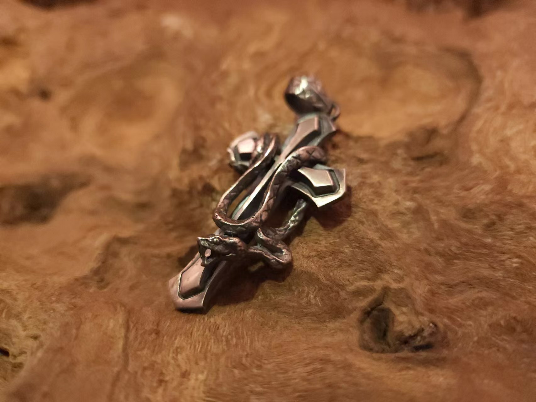 *Black Venom Jewelry- Poison The Cross Pendant 純銀十字架吊墜(s)。