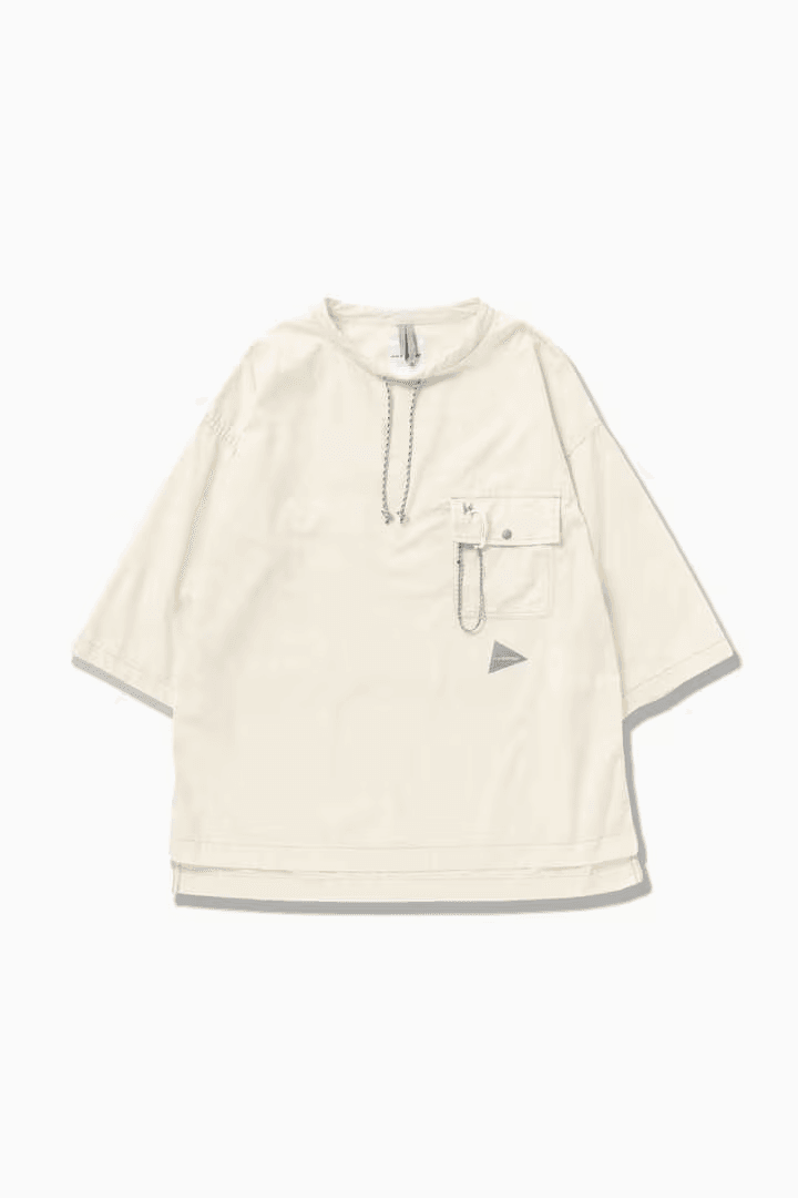 トップス and wander 24SS dry rip long pullover and wander - dry ripstop long pullover / 2COLORS