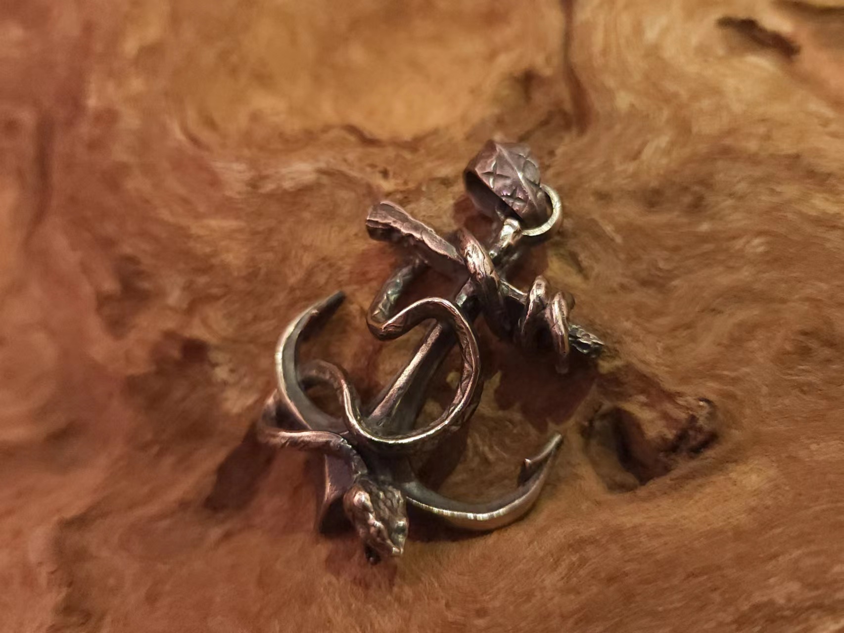 *Black Venom Jewelry- Poison The Anchor Pendant 純銀船錨吊墜(S)。