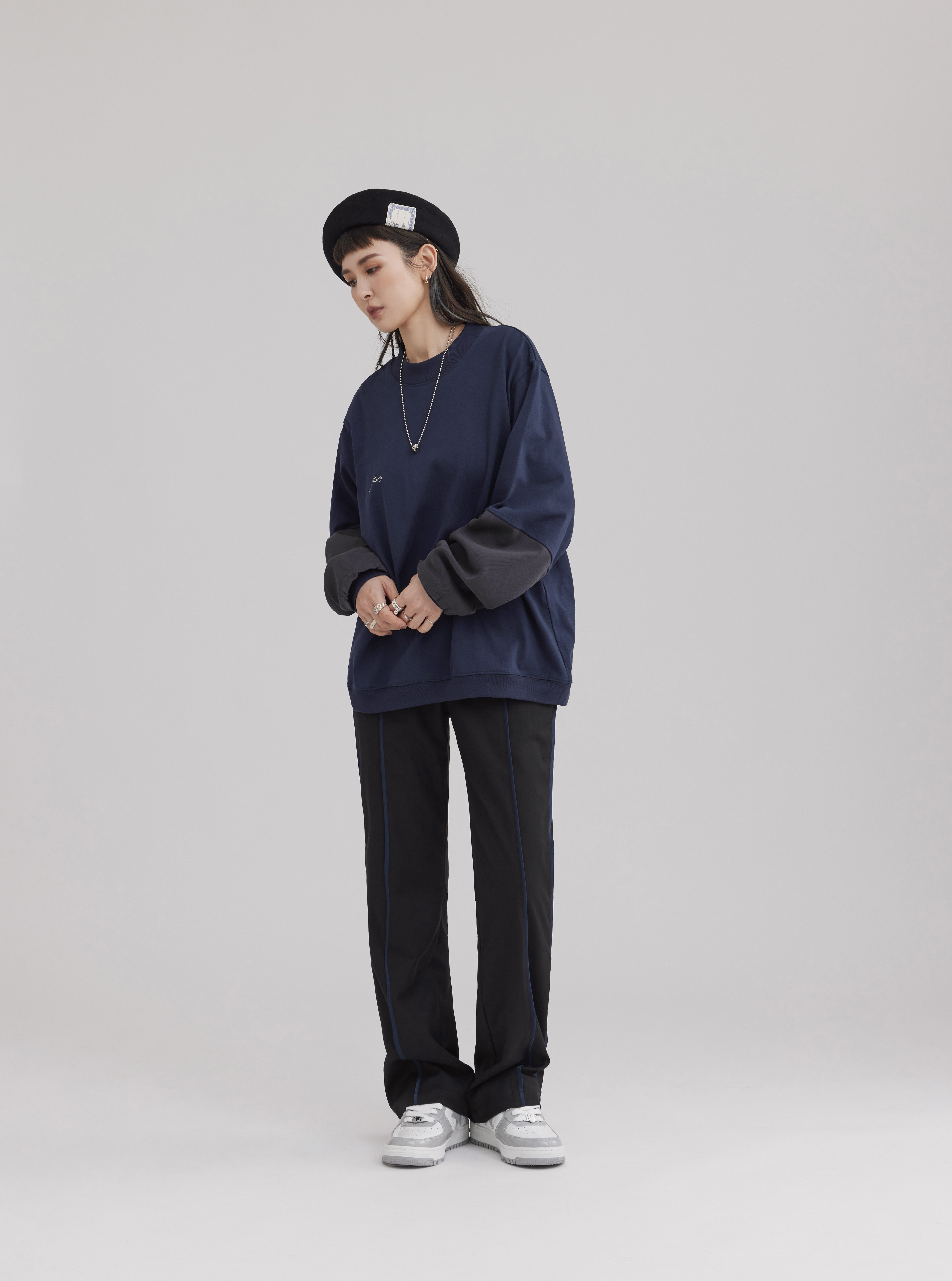 Bootcut Tailored Trousers | Black