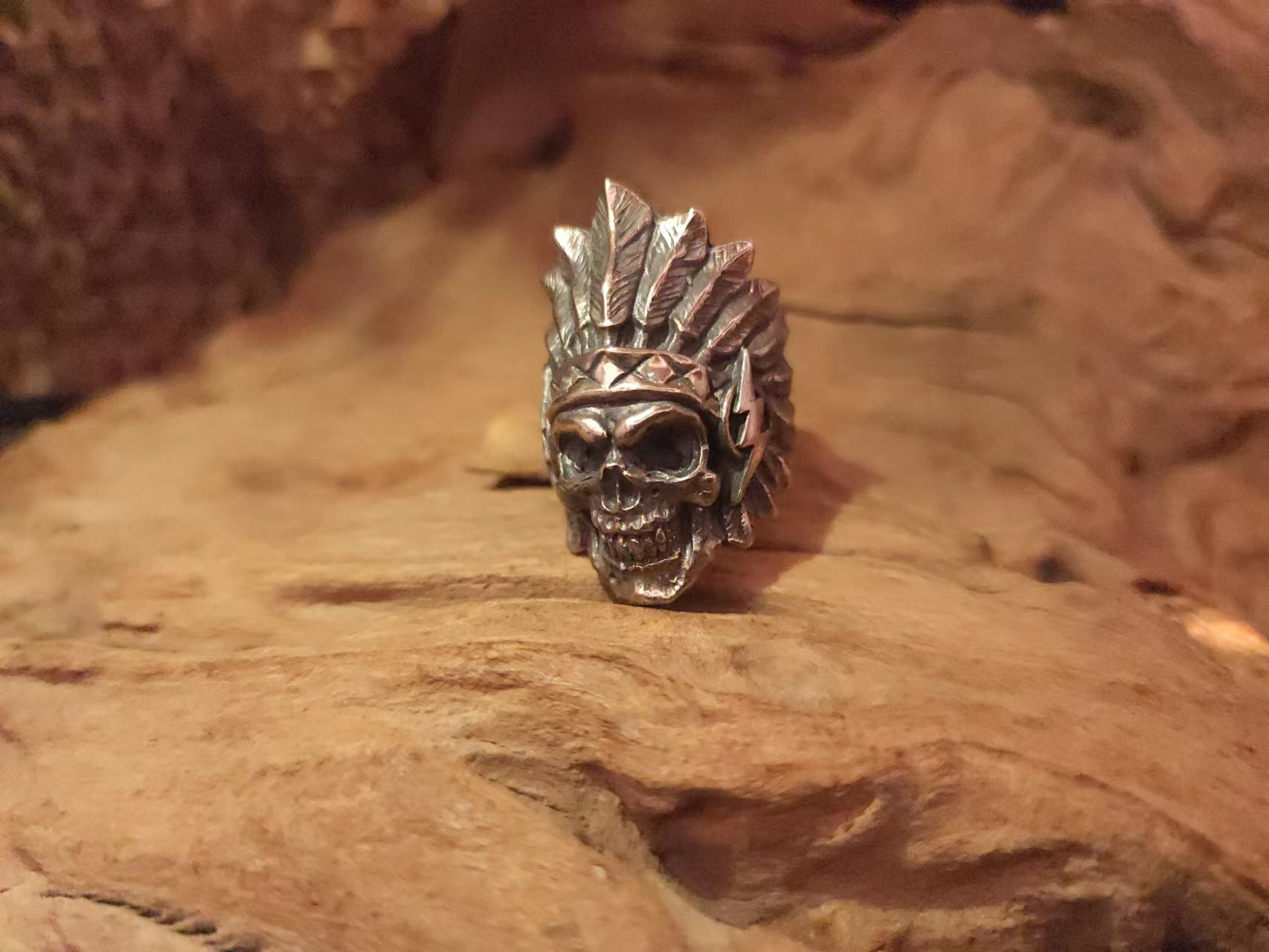 *Black Venom Jewelry- Poison The Chief Ring 純銀酋長戒。
