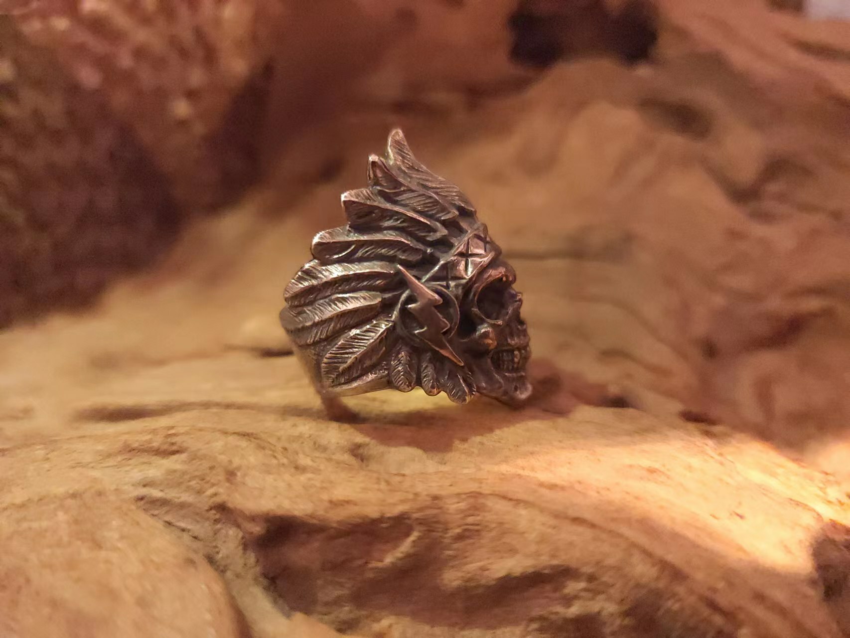 *Black Venom Jewelry- Poison The Chief Ring 純銀酋長戒。