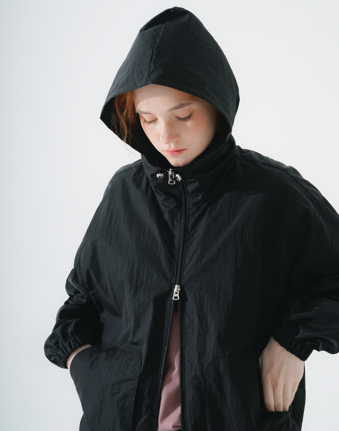 <預購> 韓國WV PROJECT 23SS 雙拉鍊連帽風衣外套