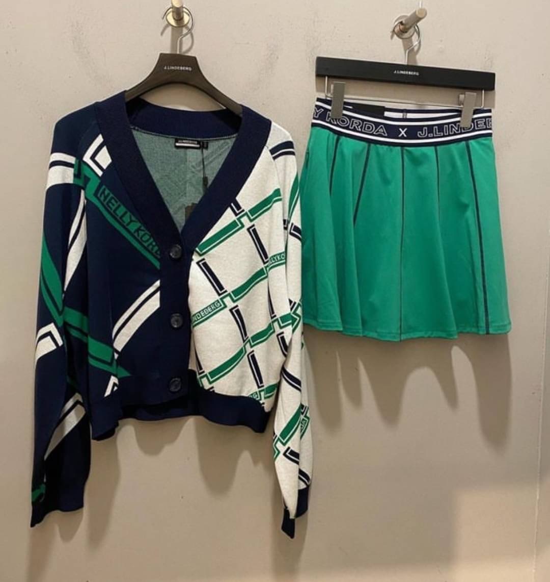 女【現貨】JL正品折扣/柯達代言聯名款/JLINDEBERG NK GOLF SKIRT/限量柯達聯名款A字裙/#30402JL-30405JL