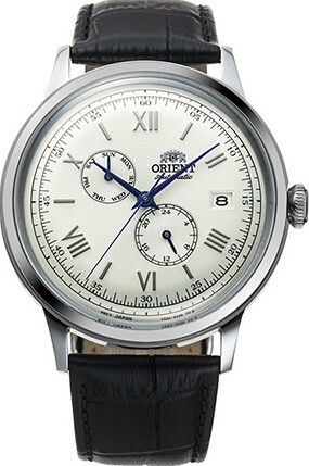 萬年鐘錶 - 東方錶  ORIENT   Multi-Eyes 羅馬字經典錶盤兩眼機械錶   RA-AK0701S     錶徑 : 40.5mm