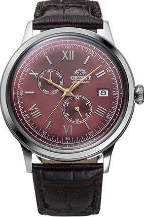 萬年鐘錶 - 東方錶  ORIENT   Multi-Eyes 羅馬字經典錶盤兩眼機械錶  RA-AK0705R  錶徑 : 40.5mm