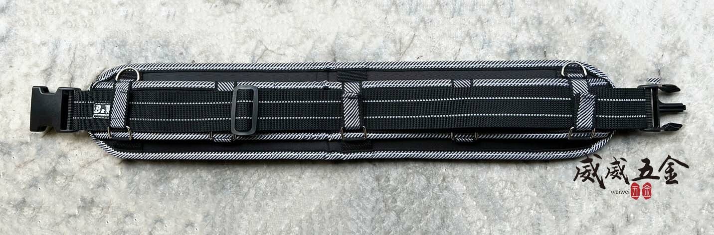 B&W｜2合1日式透氣+輕量化護腰S腰帶 附扣環式包覆護腰帶 護腰寬皮帶 護腰腰帶 工具腰帶｜BW-002A
