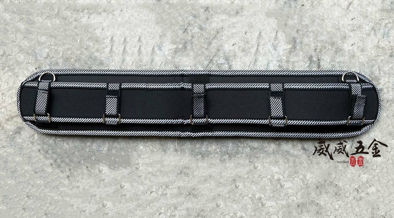 B&W｜2合1日式透氣+輕量化護腰S腰帶 附扣環式包覆護腰帶 護腰寬皮帶 護腰腰帶 工具腰帶｜BW-002A