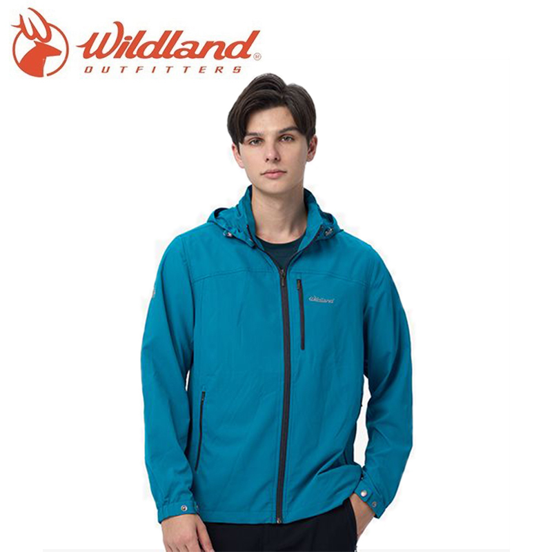 Wildland 荒野 男 印花透氣抗UV輕薄外套 14W0B11908