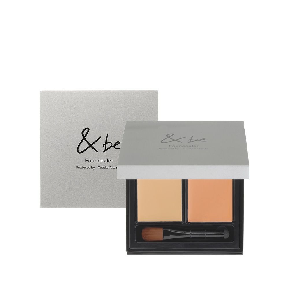 預購┃日本 日牌美妝 &be 河北裕介 雙色遮瑕膏 遮瑕盤 遮瑕 Founcealer