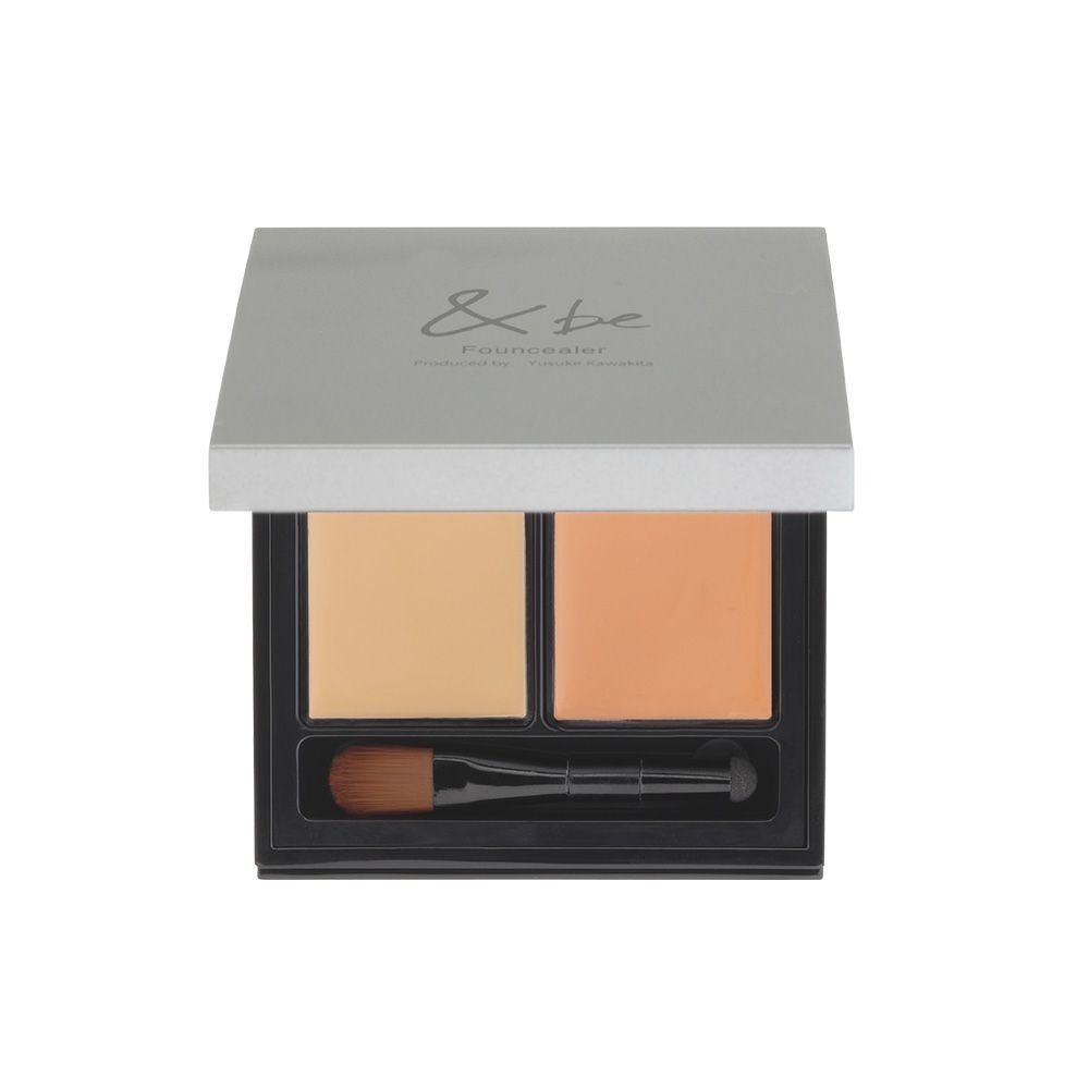 預購┃日本 日牌美妝 &be 河北裕介 雙色遮瑕膏 遮瑕盤 遮瑕 Founcealer