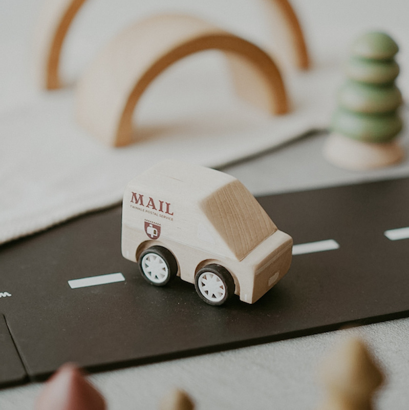 車子 - 郵遞車 | 格外品 | 回收木玩