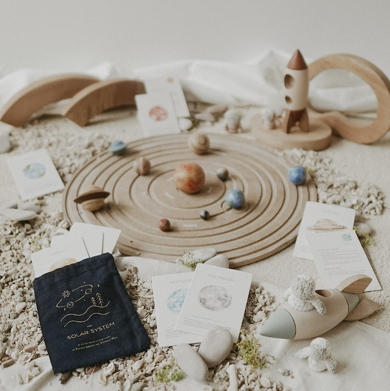 A+B+C組合 - 太陽系系列 | 回收木玩