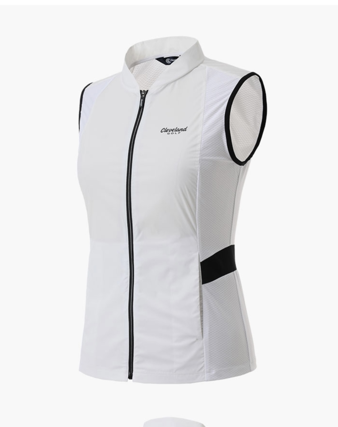 女【現貨】6折起/韓版克里夫蘭正品/韓風彎曲腰部配色女性網狀背心/高爾夫球背心/網美推薦高球衣/#MW112365