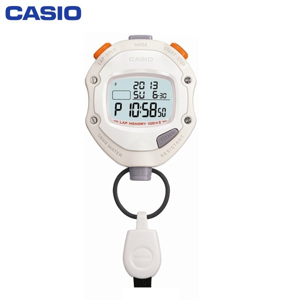 CASIO HS-70W 計時錶 STOP WATCH  計時器 白色/黑色