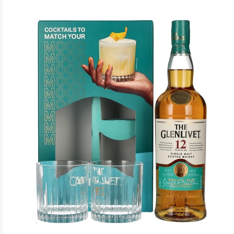 格蘭利威12年雙桶單一純麥威士忌 Glenlivet 12 Years Double Oak Single Malt Whsiky