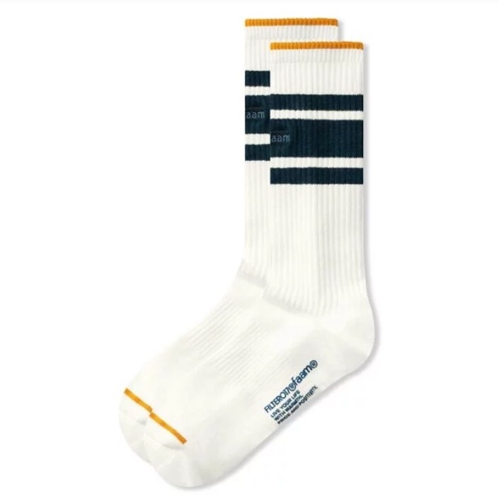 Faam® Striped Crew Socks X 2022 S/S FILTER017®針織條紋襪系列