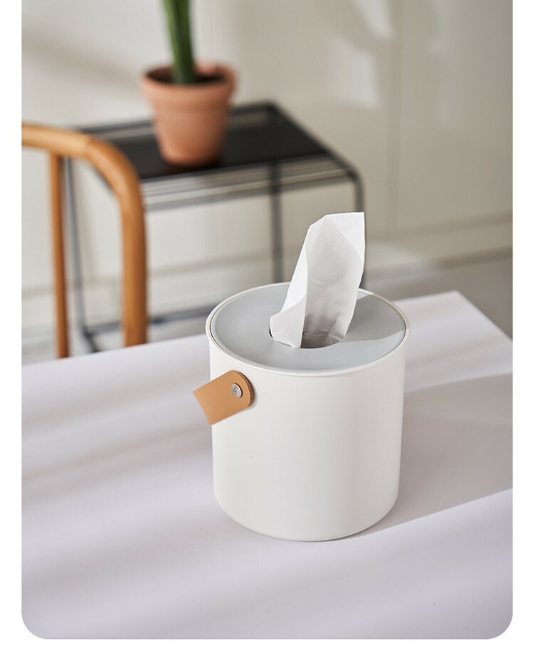 《1971》北歐風皮革提帶紙巾盒